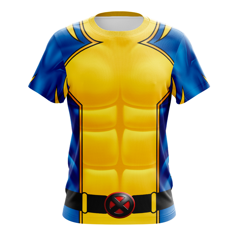 Camisa / Camiseta Wolverine X-Men HQ - Manga Curta