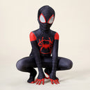 Fantasia Infantil Cosplay Heróis Homem Aranha Miles Morales Aranhaverso