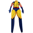 Fantasia Wolverine X-Men 97 Adulto Cosplay Traje Luxo Profissional