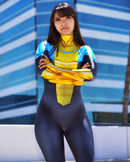 Fantasia Feminina Invencível Série Cosplay Traje Luxo Profissional Mulheres