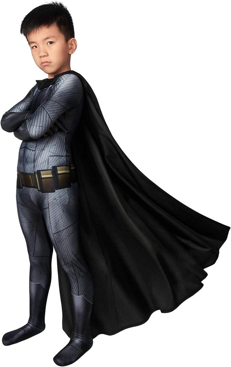 Fantasia Infantil Ben Affleck Com Capa Traje Cosplay Crianças