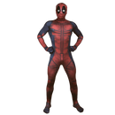 Fantasia Deadpool Filme Cosplay Traje Luxo Profissional