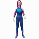 Fantasia Feminina Spider-Gwen Spidey Desenho Cosplay Traje Luxo Profissional