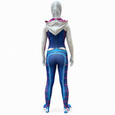 Fantasia Feminina Spider-Gwen Spidey Desenho Cosplay Traje Luxo Profissional