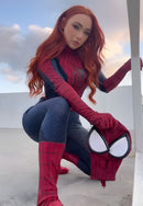 Fantasia Feminina Andrew TASM 2 Filme Traje Mulheres Cosplay Luxo