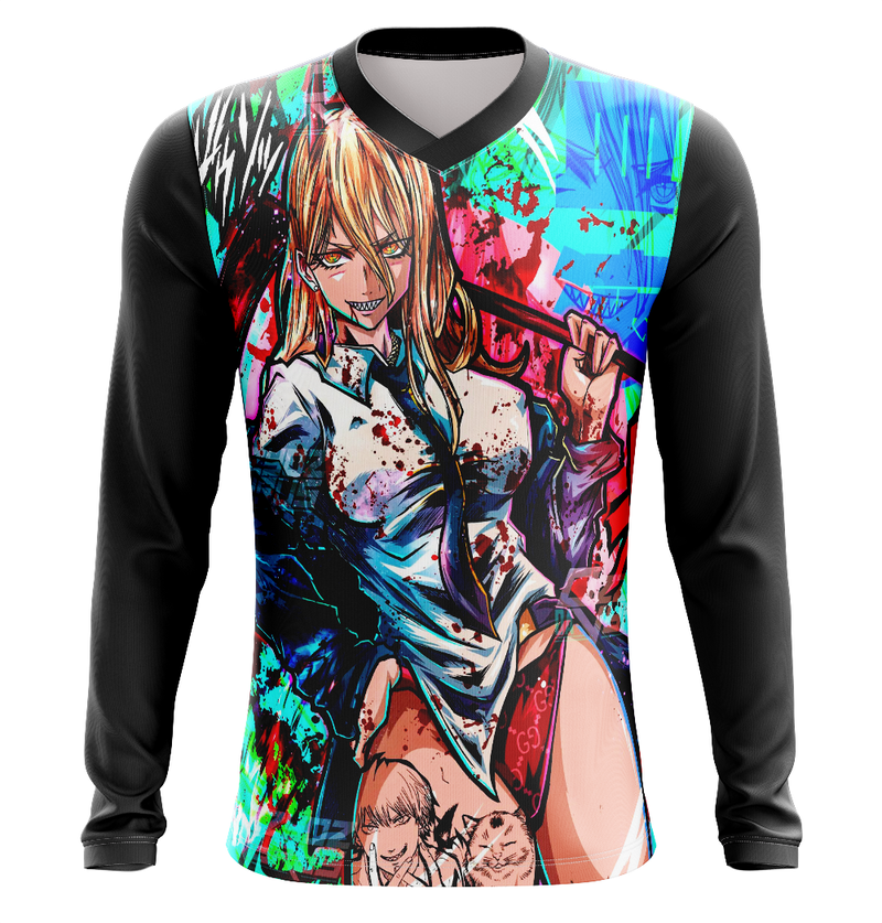 Camisa / Camiseta Power Anime Chainsaw Man Manga Curta