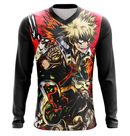 Camisa / Camiseta Katsuki Bakugo Anime My Hero Academia Manga Longa