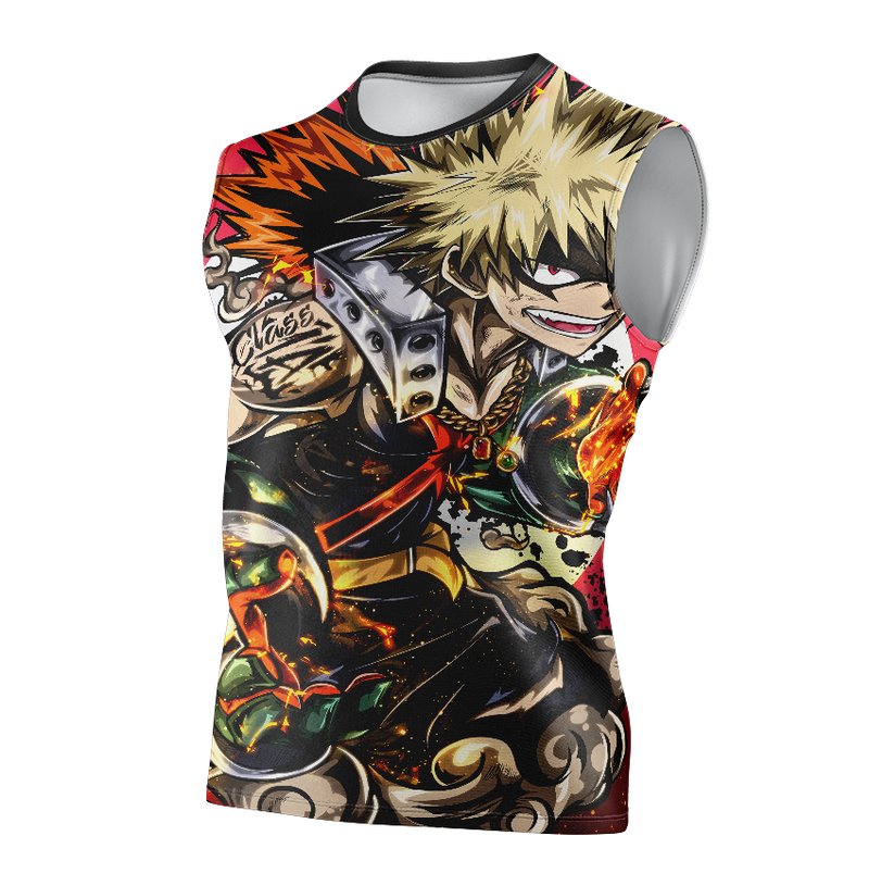 Camisa / Camiseta Katsuki Bakugo Anime My Hero Academia Manga Curta