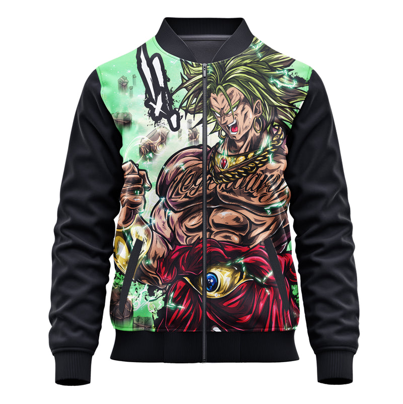 Jaqueta / Blusa Broly Super Saiyajin Anime Dragon Ball Super Adulto e Infantil