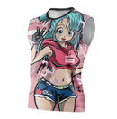 Camisa / Camiseta Bulma Anime Dragon Ball Z Regata