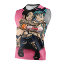 Camisa / Camiseta Chichi e Bulma Anime Dragon Ball Z Manga Curta