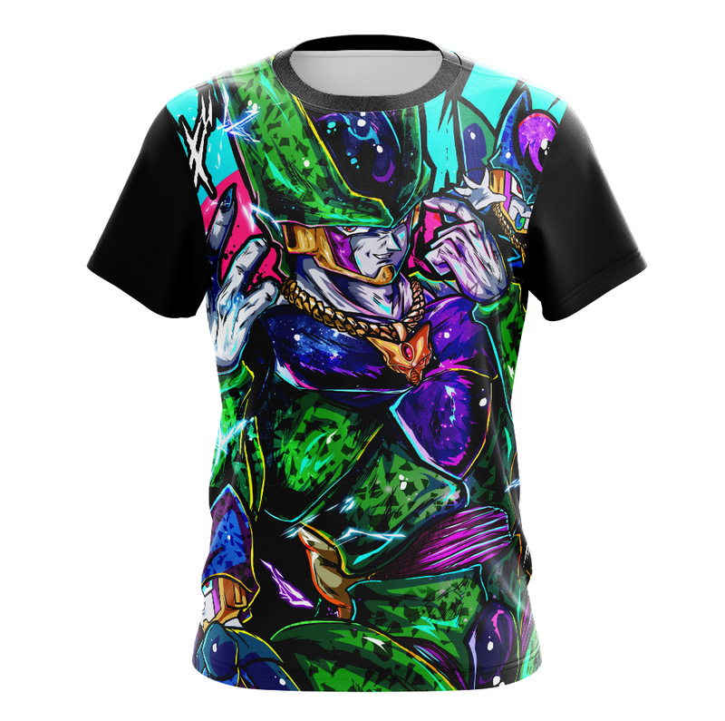 Camisa / Camiseta Cell Anime Dragon Ball Z Manga Longa