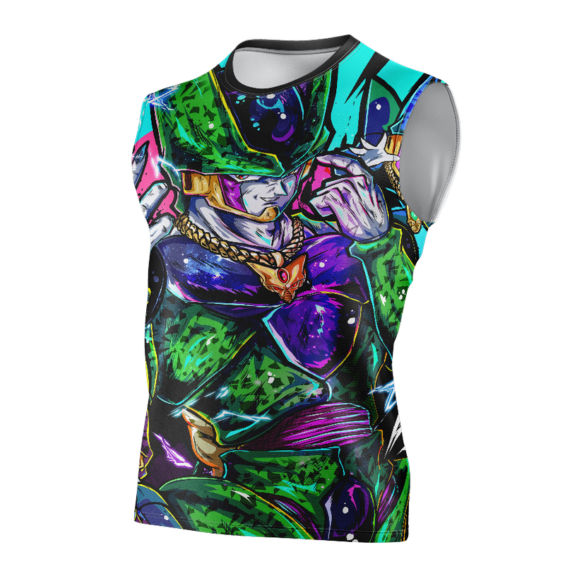 Camisa / Camiseta Cell Anime Dragon Ball Z Manga Longa