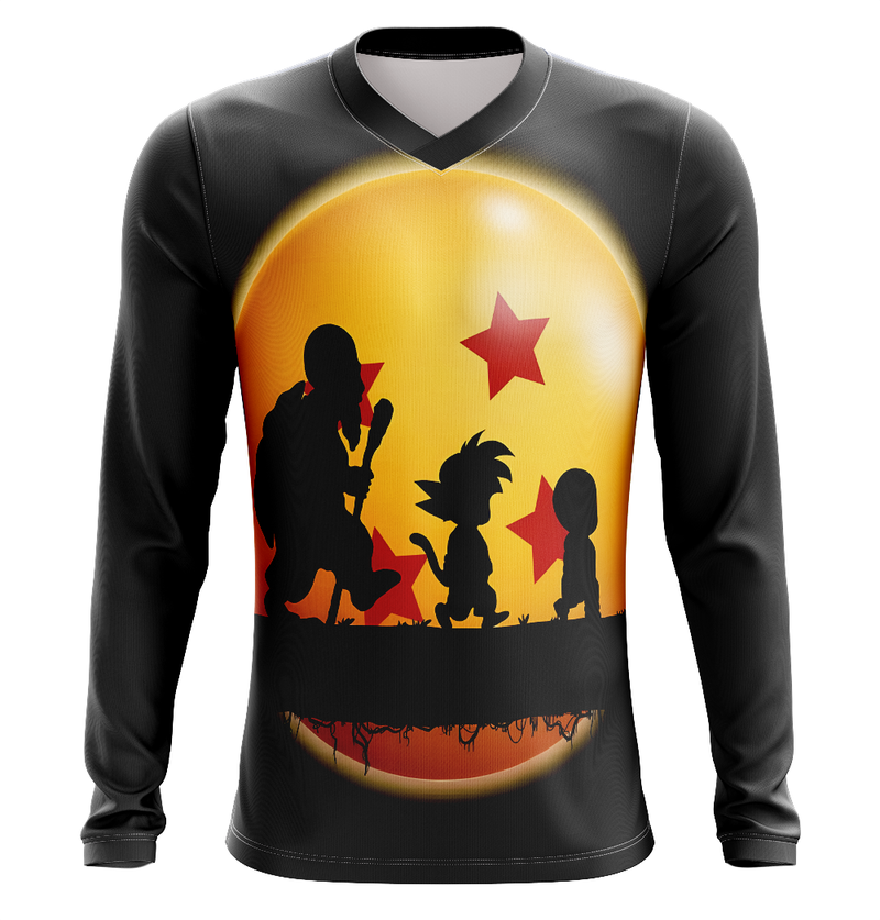 Camisa / Camiseta Goku Anime Dragon Ball Manga Longa