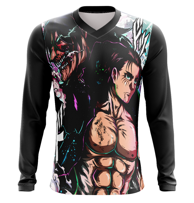 Camisa / Camiseta Eren Yeager Anime Attack on Titan Manga Curta