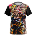 Camisa / Camiseta Goku Ssj 3 Anime Dragon Ball Z Manga Curta