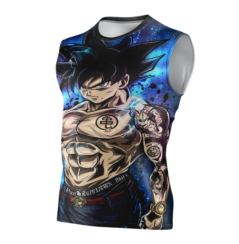 Camisa / Camiseta Goku Transformação Anime Dragon Ball Super Regata