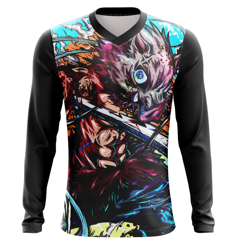 Camisa / Camiseta Inosuke Anime Demon Slayer Manga Curta