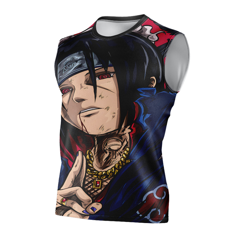 Camisa / Camiseta Itachi Uchiha Anime Naruto Manga Longa