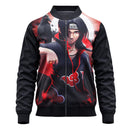 Jaqueta / Blusa Itachi Uchiha Genjutsu Anime Naruto Adulto e Infantil