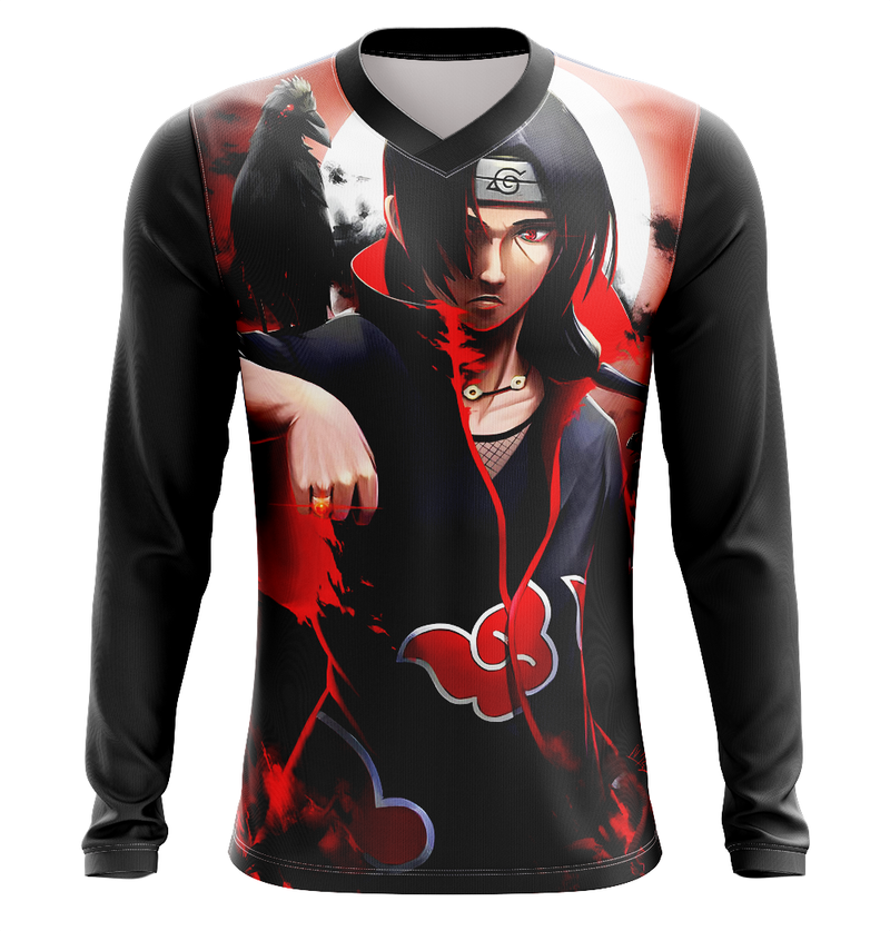 Camisa / Camiseta Itachi Uchiha Genjutsu Anime Naruto Manga Curta