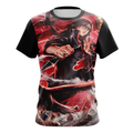 Camisa / Camiseta Itachi Uchiha Sharingan Anime Naruto Regata