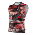 Camisa / Camiseta Itachi Uchiha Sharingan Anime Naruto Regata