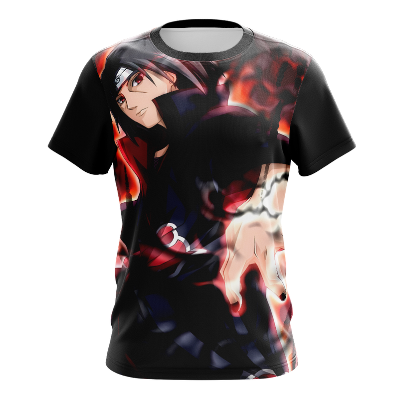 Camisa / Camiseta Itachi Uchiha Anime Naruto Shippuden Regata