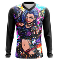 Camisa / Camiseta Jinx Build League of Legends Regata