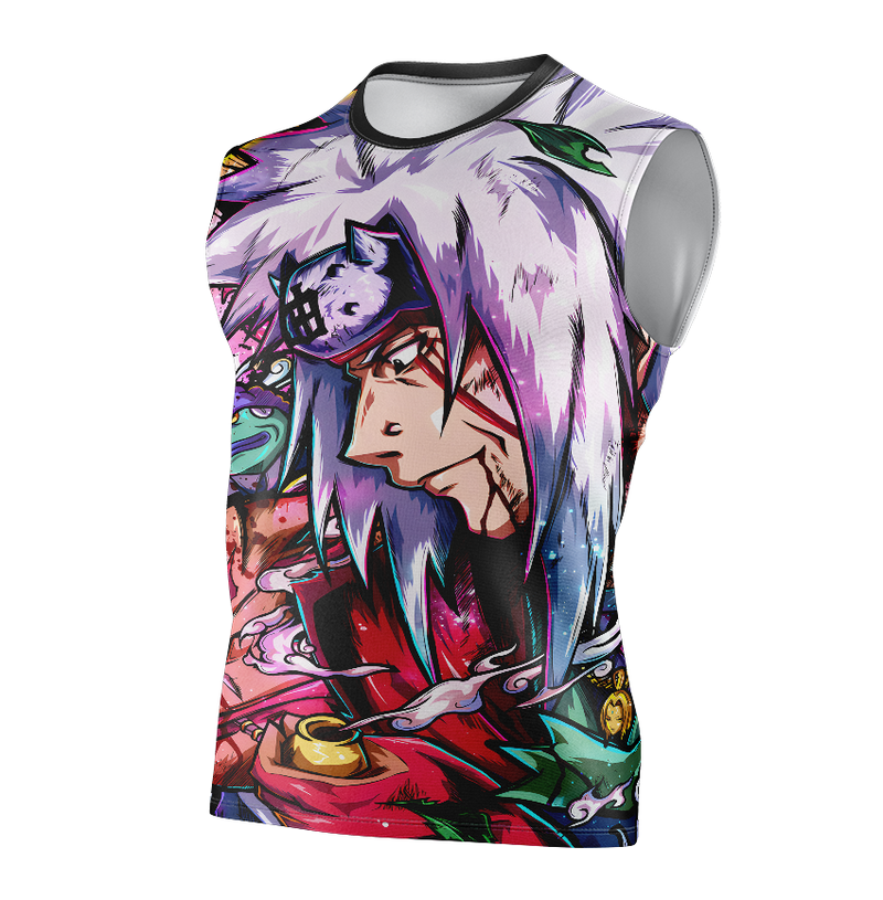 Camisa / Camiseta Jiraya Anime Naruto Shippuden Regata