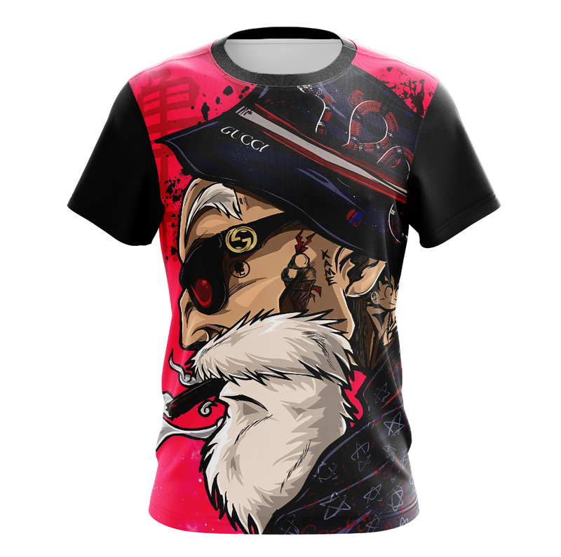 Camisa / Camiseta Mestre Kame Anime Dragon Ball Z Manga Longa