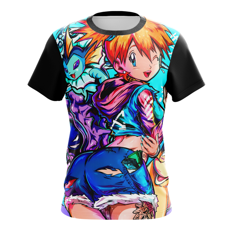 Camisa / Camiseta Misty Anime Pokémon Manga Curta