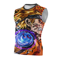 Camisa / Camiseta Naruto Uzumaki Rasengan Anime Manga Curta