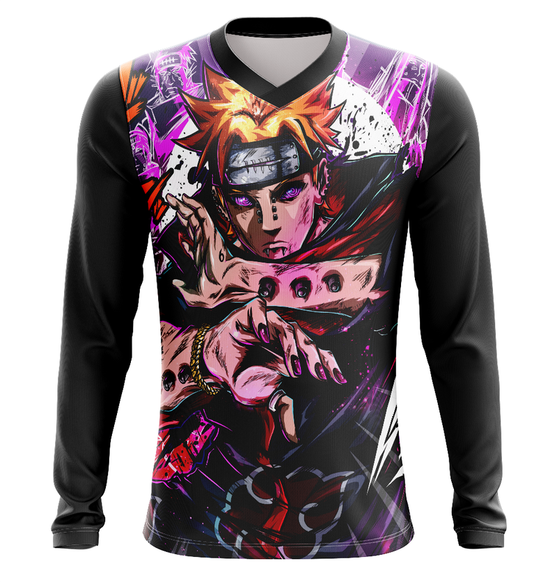 Camisa / Camiseta Pain Anime Naruto Shippuden Manga Longa