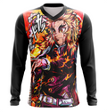 Camisa / Camiseta Kyojuro Rengoku Anime Demon Slayer Manga Curta