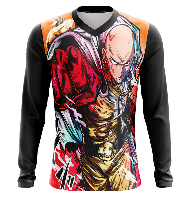 Camisa / Camiseta Saitama Anime One Punch Man Manga Longa