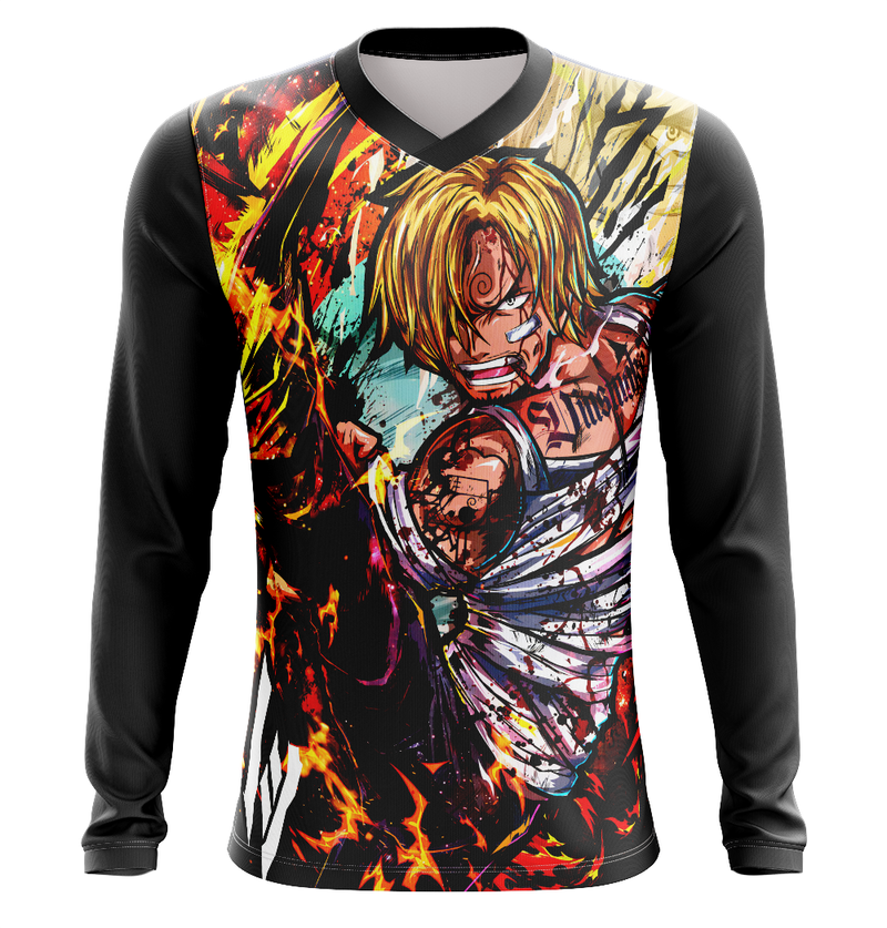 Camisa / Camiseta Sanji Anime One Piece Manga Curta