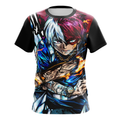 Camisa / Camiseta Shoto Todoroki Anime My Hero Academia Manga Curta