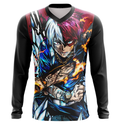 Camisa / Camiseta Shoto Todoroki Anime My Hero Academia Manga Longa