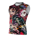 Camisa / Camiseta Tanjiro Kamado Anime Demon Slayer Regata