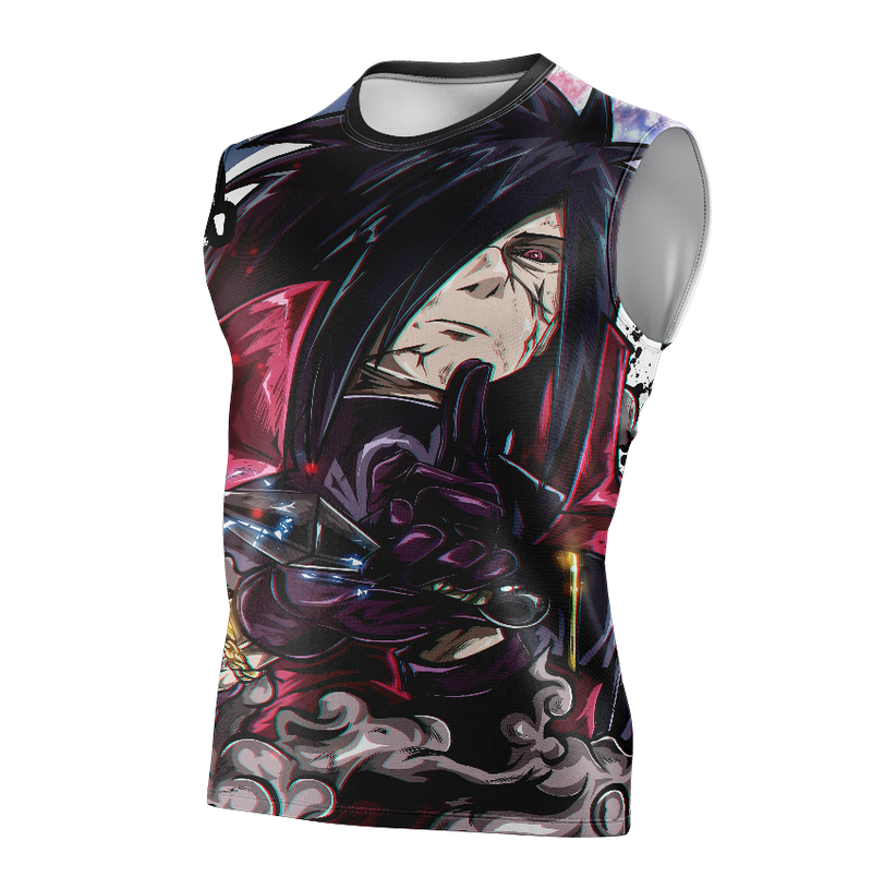 Camisa / Camiseta Madara Uchiha Anime Naruto Shippuden Manga Longa