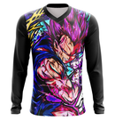 Camisa / Camiseta Vegeta Ssj Rose Anime Dragon Ball Super Manga Longa