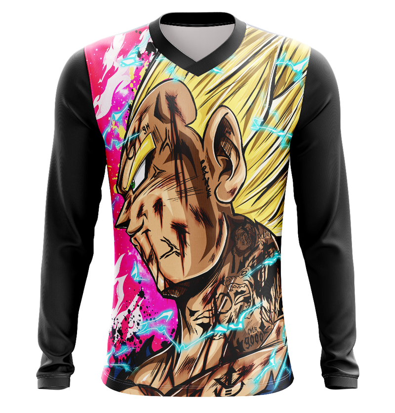 Camisa / Camiseta Vegeta Super Sayajin Anime Dragon Ball Z Manga Curta