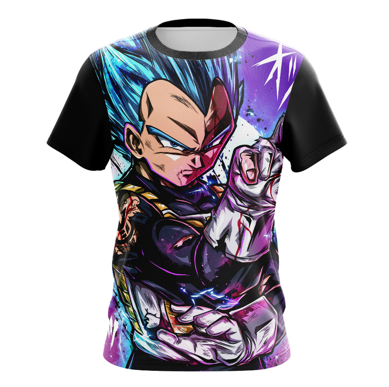 Camisa / Camiseta Vegeta Ssj Blue Anime Dragon Ball Super Manga Curta