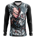 Camisa / Camiseta Vegeta Ssj Anime Dragon Ball Super Manga Longa