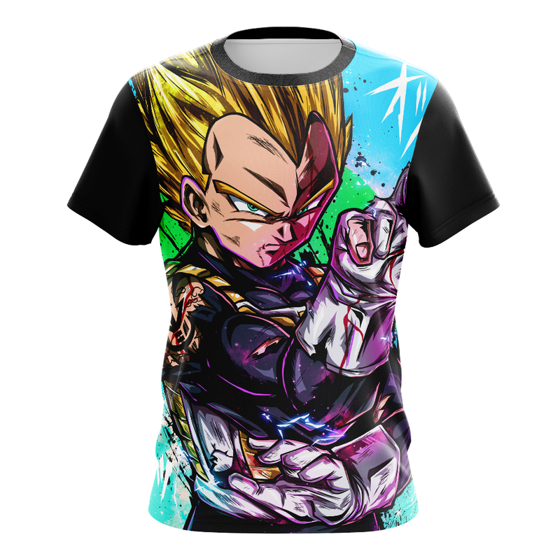 Camisa / Camiseta Vegeta Ssj Anime Dragon Ball Z Manga Longa