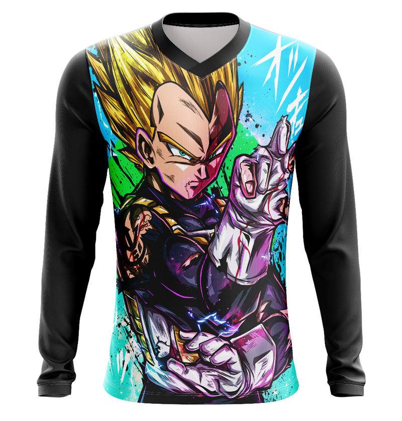 Camisa / Camiseta Vegeta Ssj Anime Dragon Ball Z Manga Curta