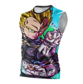 Camisa / Camiseta Vegeta Ssj Anime Dragon Ball Z Manga Longa