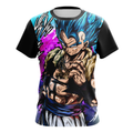 Camisa / Camiseta Gogeta Ssj Blue Anime Dragon Ball Super Manga Curta