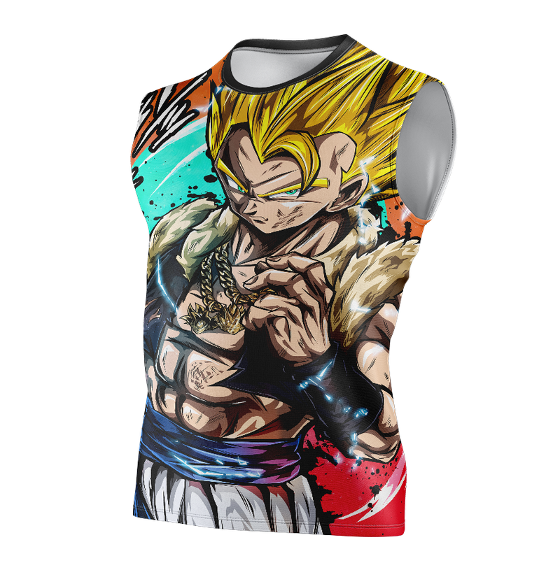 Camisa / Camiseta Gogeta Ssj Anime Dragon Ball Super Manga Longa